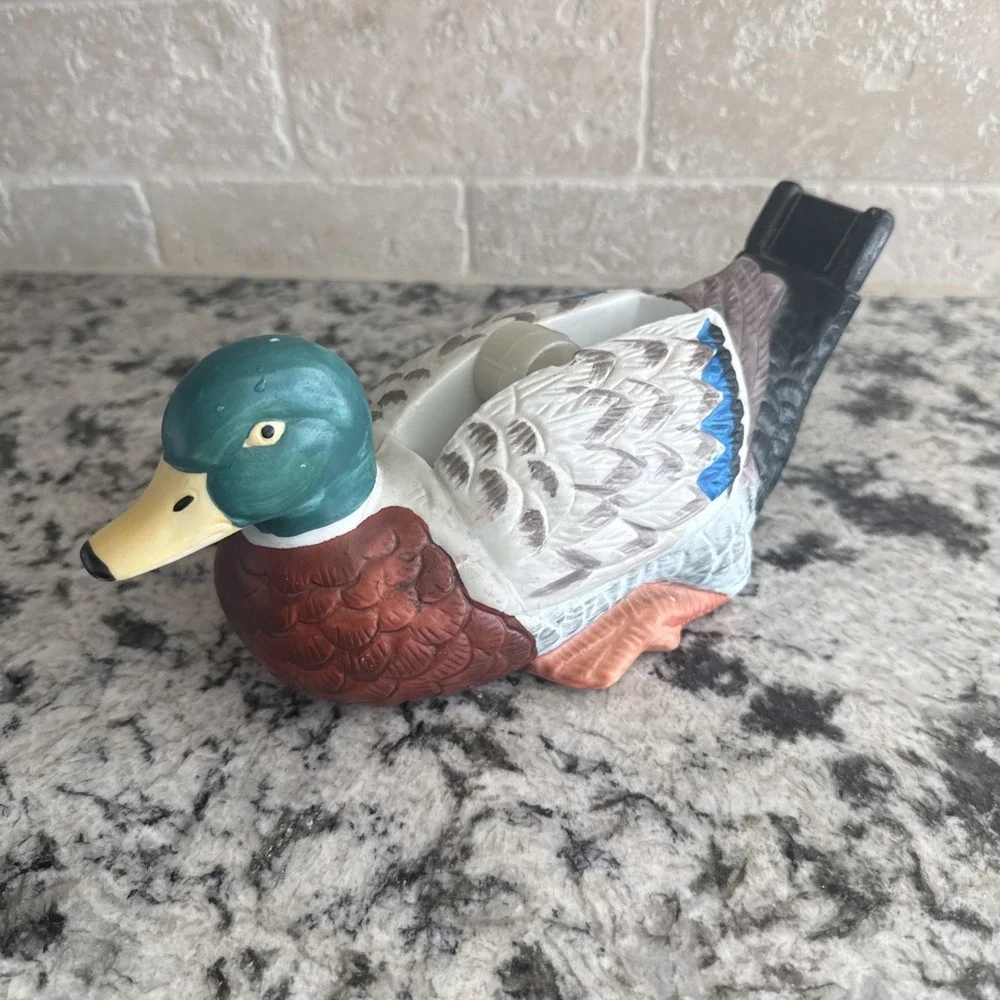 VTG Mallard Duck Standard Tape Dispenser Pond Woodland Animal Decor